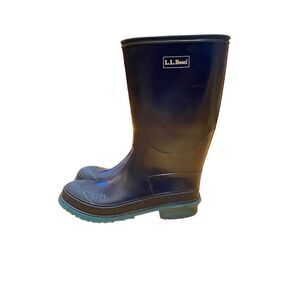 Women’s Navy Blue LL Bean Rain Boots